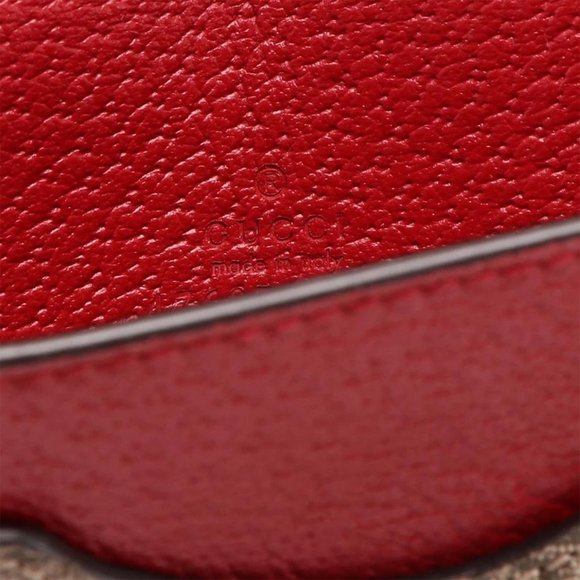 Gucci Queen Margaret GG Chain Wallet Mini in Coated Canvas - Picture 4 of 5